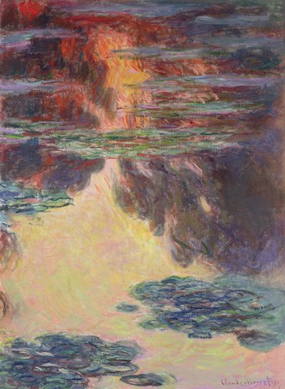 Seerosen, 1907 (Detail) von Claude Monet